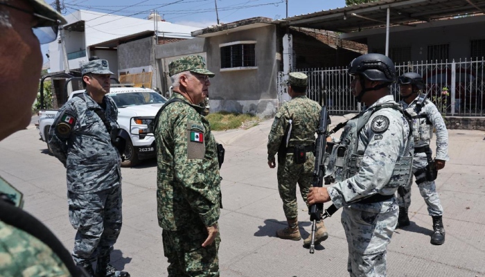 FFAA refuerzan seguridad en Sinaloa.
